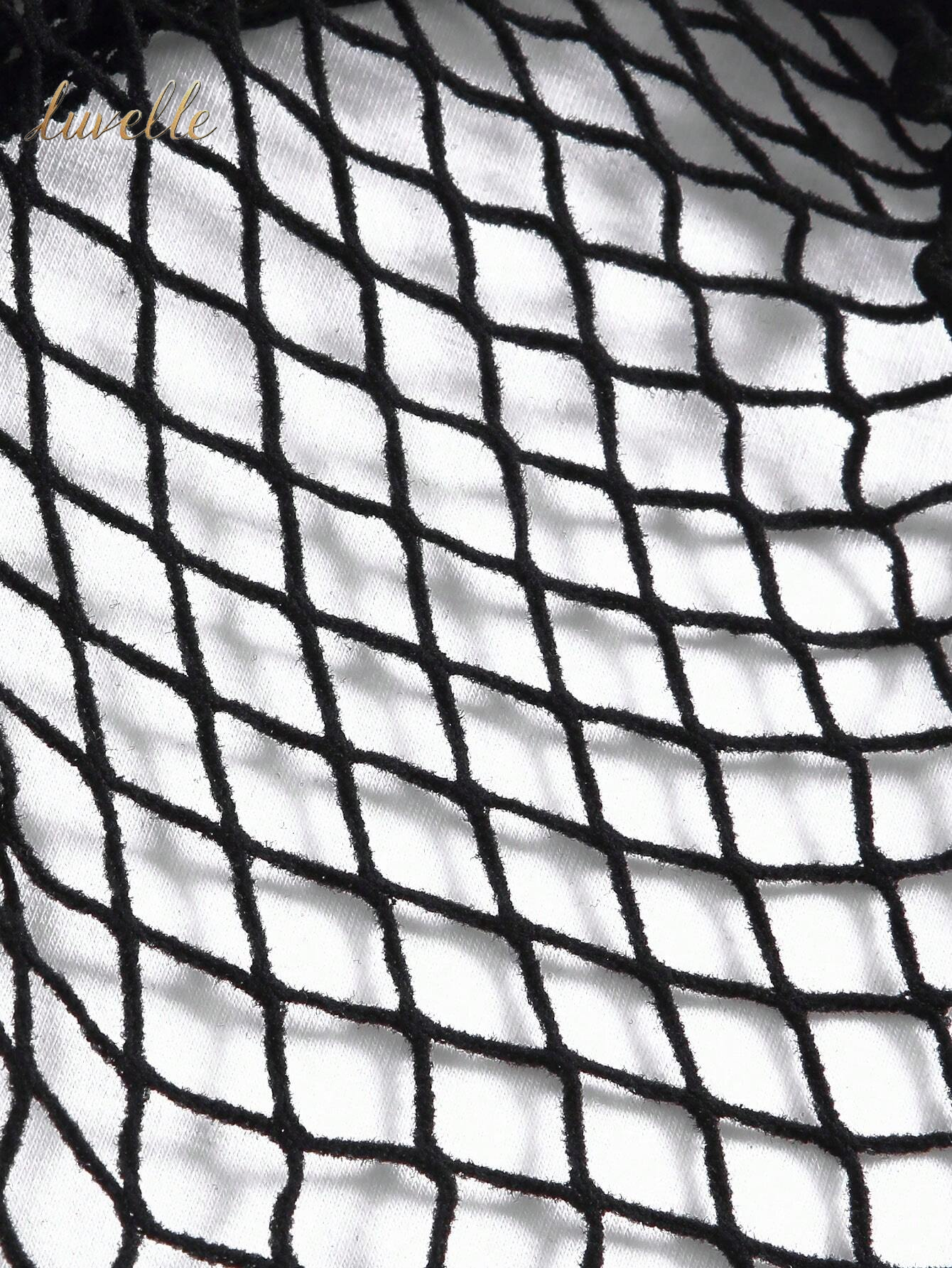 Classic Sexy Fishnet Bodystocking without Lingerie Set_Black